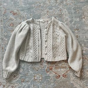 Love shack fancy cardigan sweater. Barely worn